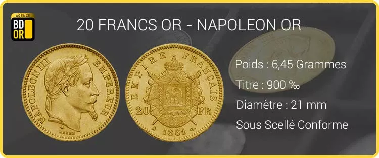 20 Francs Napoléon Or 20 Francs Or Napoléon - Louis d'Or