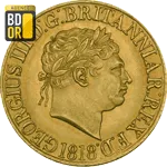 Piece Or Souverain George III Avers Souverain George III