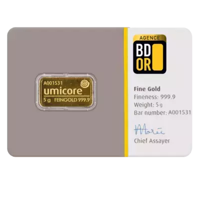 Lingotin Or 5 Gr
